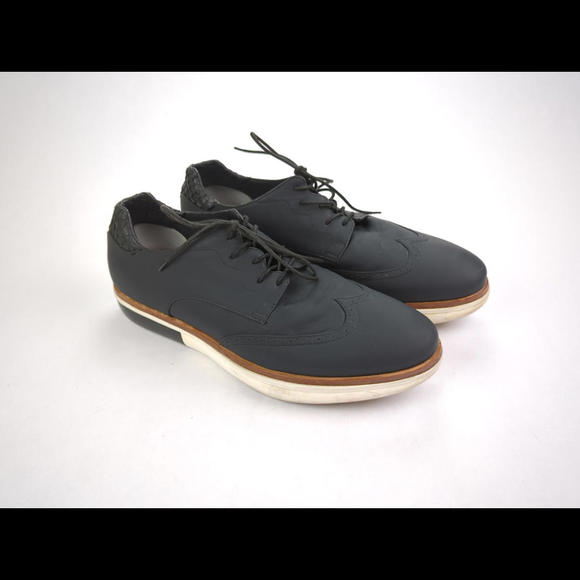 [SOLD] YOHJI YAMAMOTO x ADIDAS Y3 Men's Sz 12 "KOREY" Leather Lace Up Sneakers - Picture 1 of 12